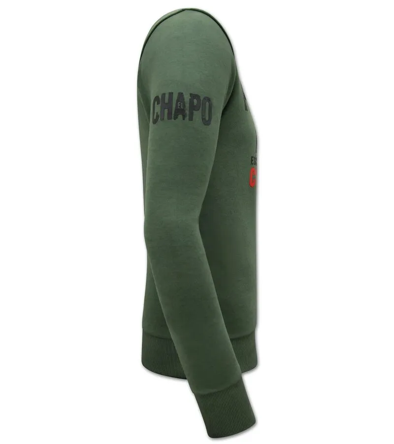 CHAPO GUZMAN PRISON BREAK JERSEY HOMBRE  VERDE