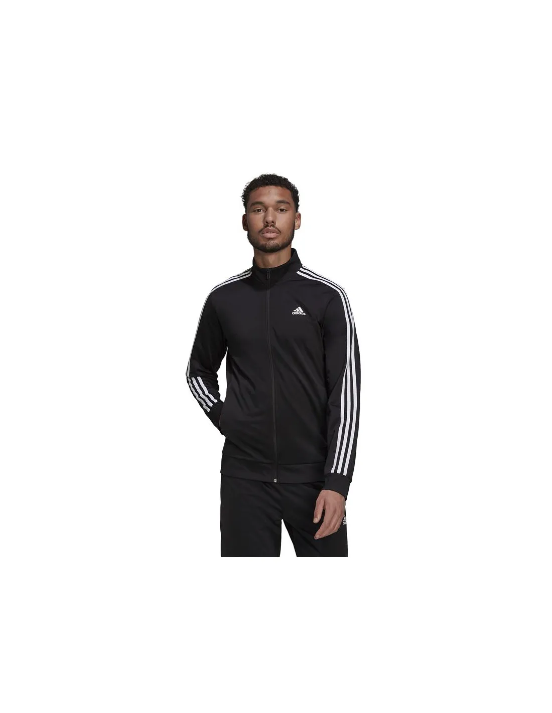 CHAQUETA ADIDAS PRIMEGREEN ESSENTIALS WARMUP HOMBRE BK