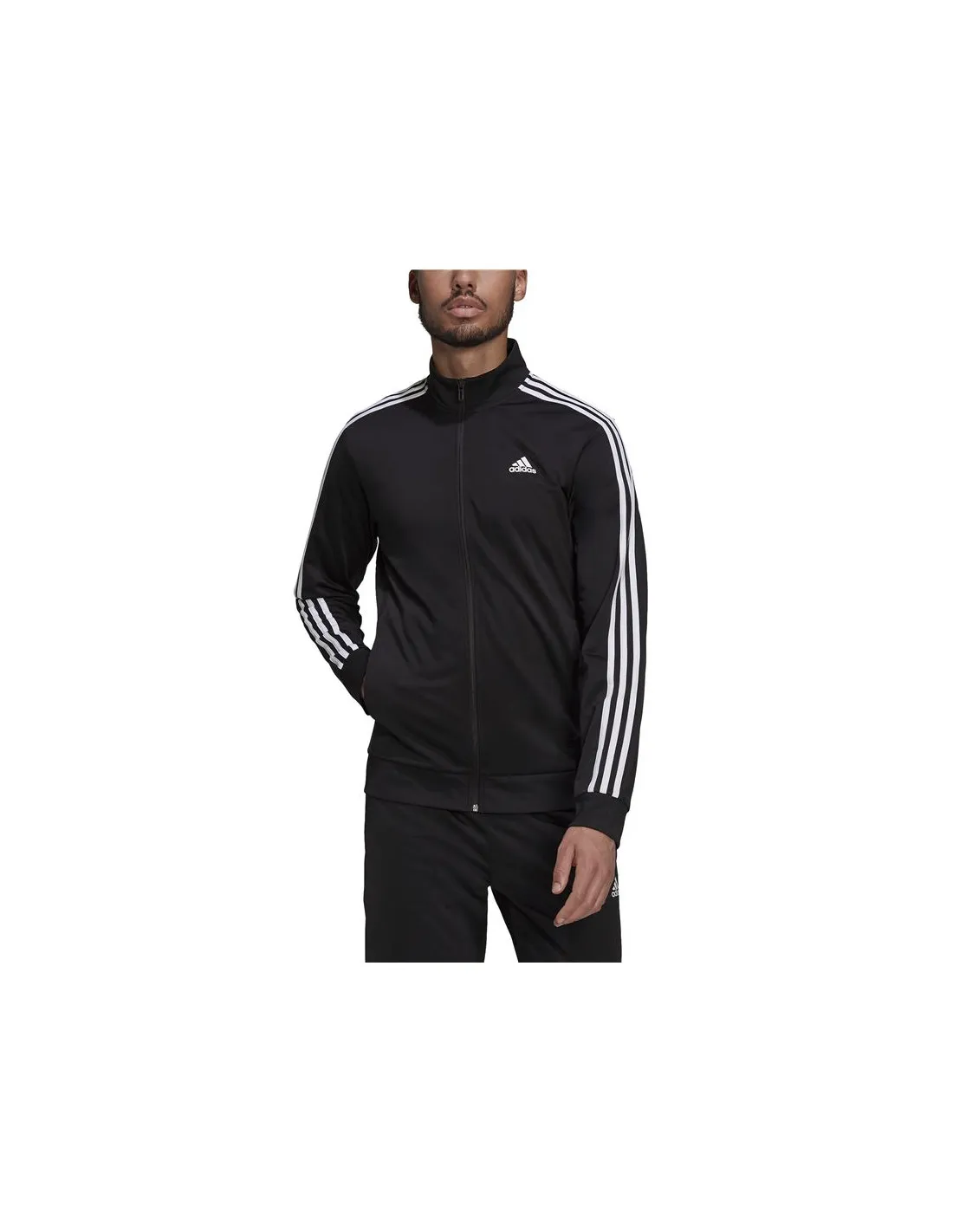 CHAQUETA ADIDAS PRIMEGREEN ESSENTIALS WARMUP HOMBRE BK