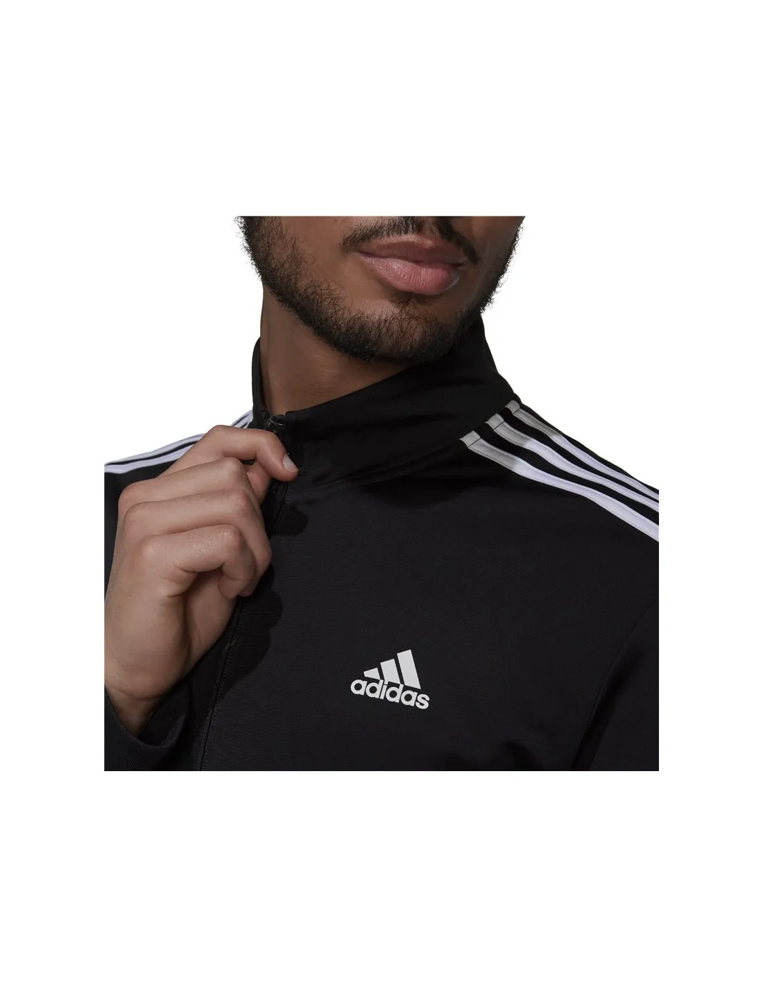 CHAQUETA ADIDAS PRIMEGREEN ESSENTIALS WARMUP HOMBRE BK
