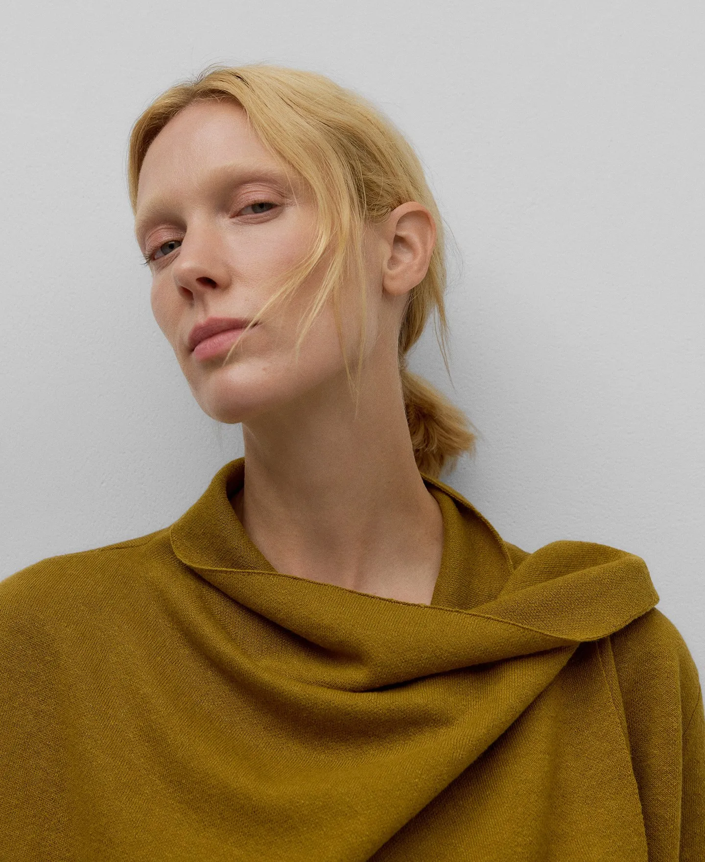 Chaqueta asimétrica punto mujer