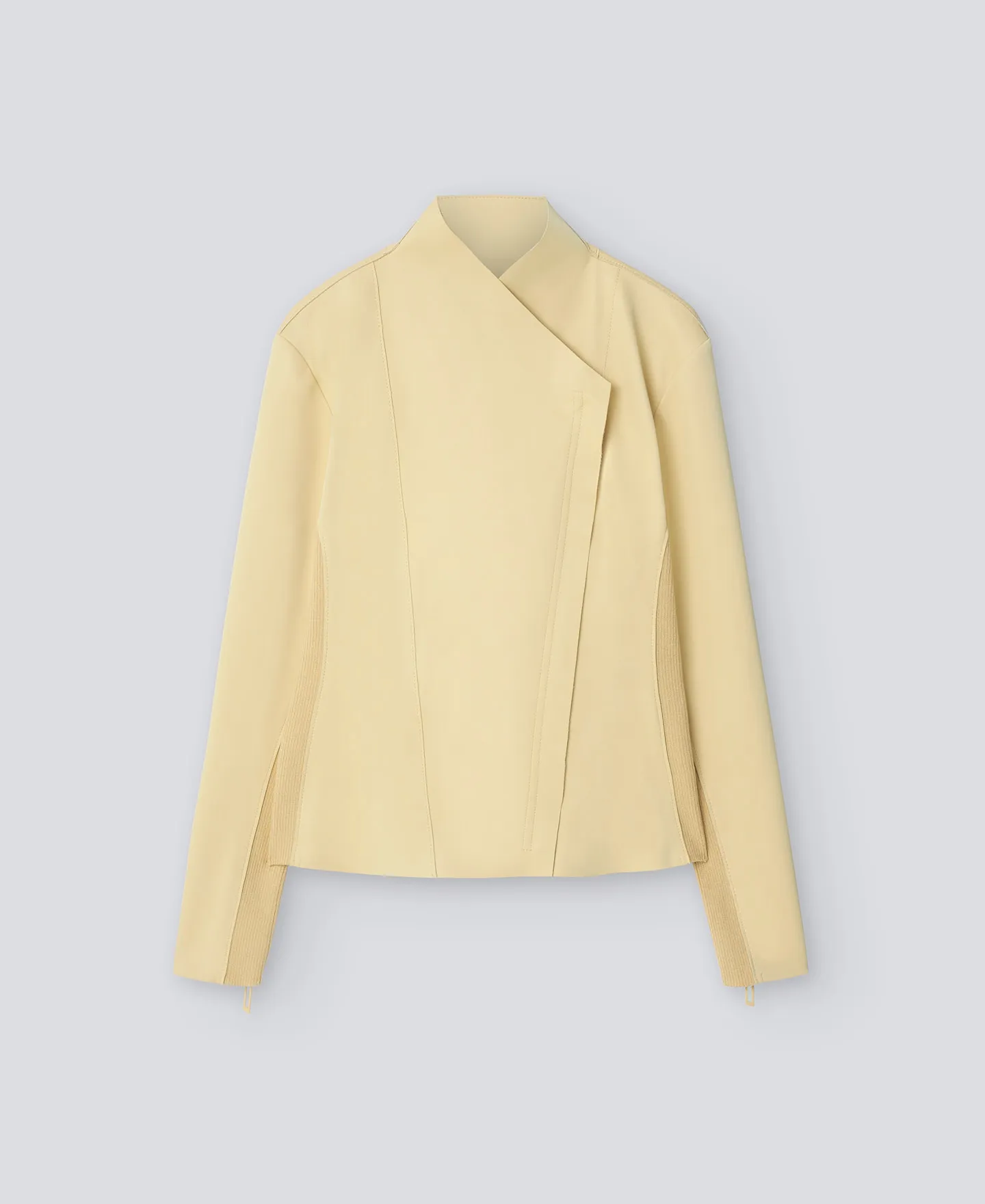 Chaqueta biker entallada mujer