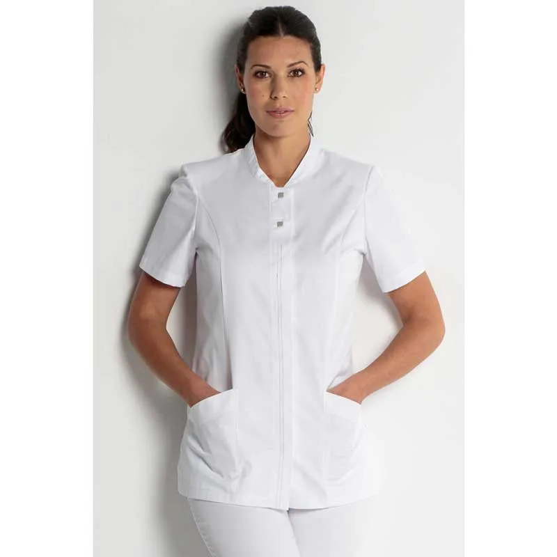 CHAQUETA BLANCA DE MANGA CORTA SEñORITA  DYNEKE