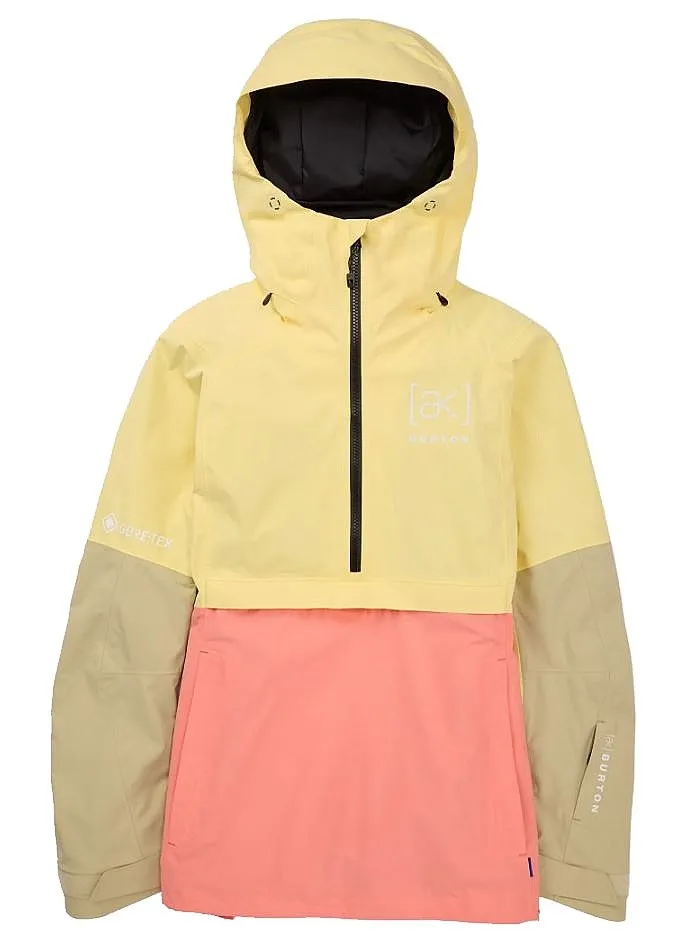 CHAQUETA BURTON KIMMY ANORAK AK 2L GORETEX  BUTTERMILK/REEF PINK/MUSHROOM  WOMEN´S