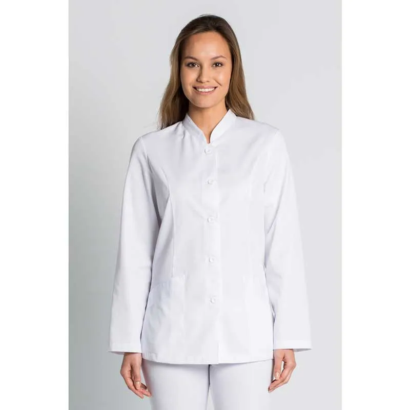 CHAQUETA BáSICA BLANCA CON BOTONES  DYNEKE