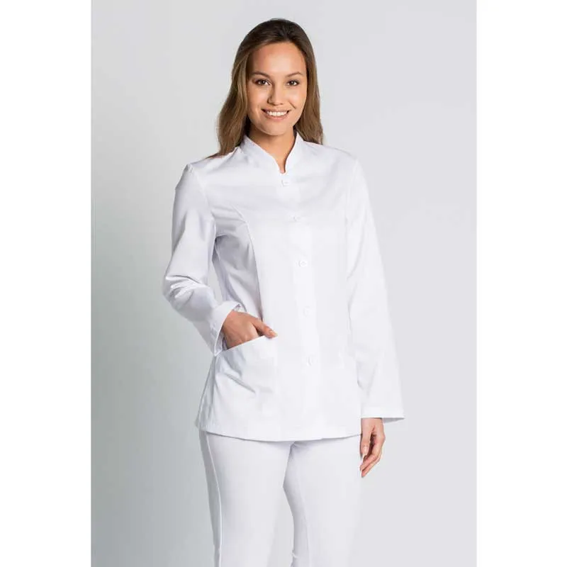 CHAQUETA BáSICA BLANCA CON BOTONES  DYNEKE
