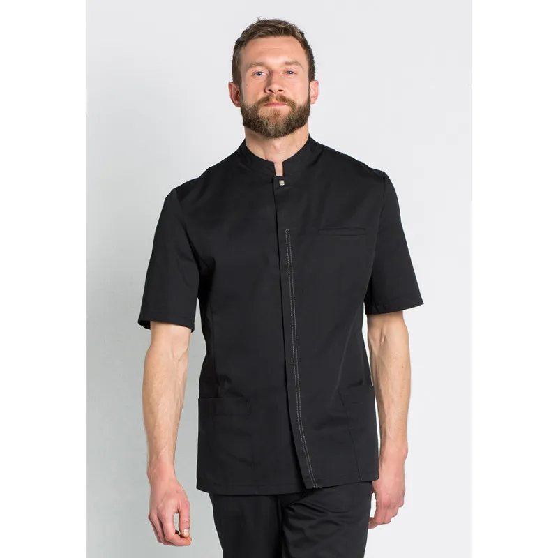 CHAQUETA CABALLERO NEGRA SALA MANGA CORTA  DYNEKE