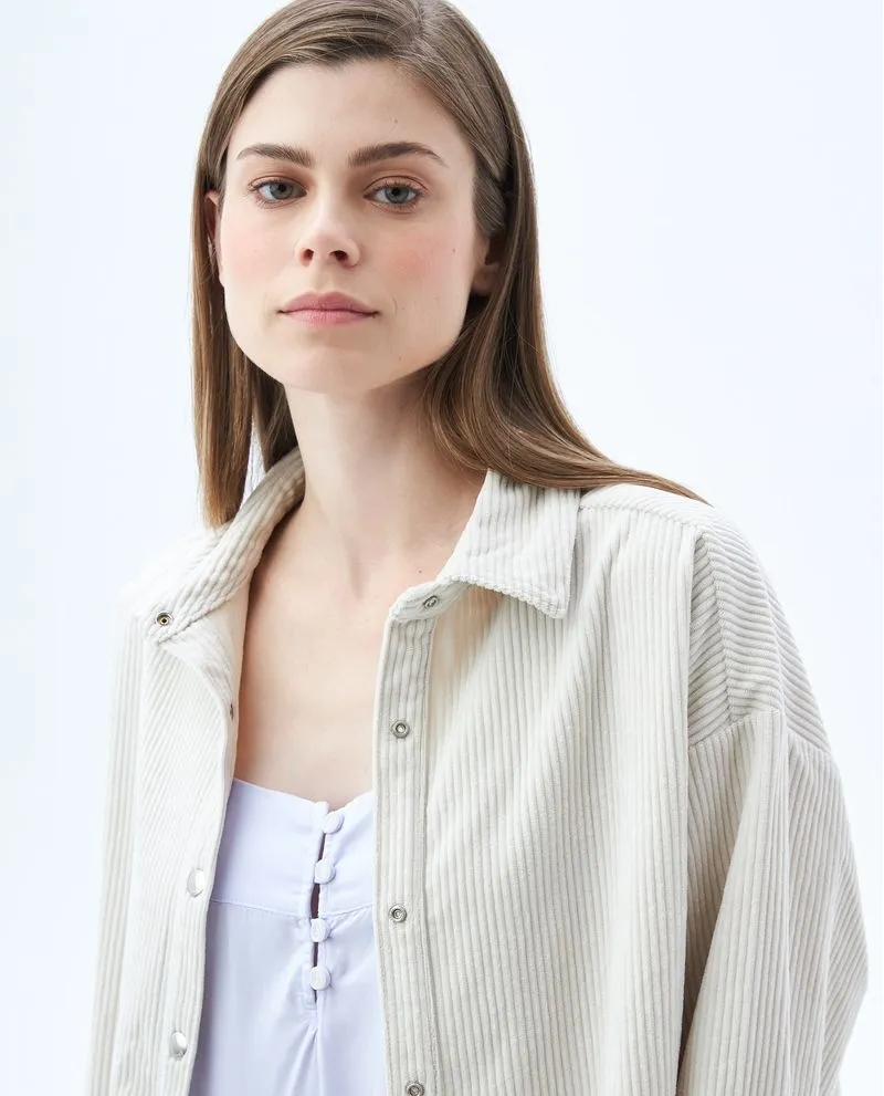 Chaqueta con abertura para mujer