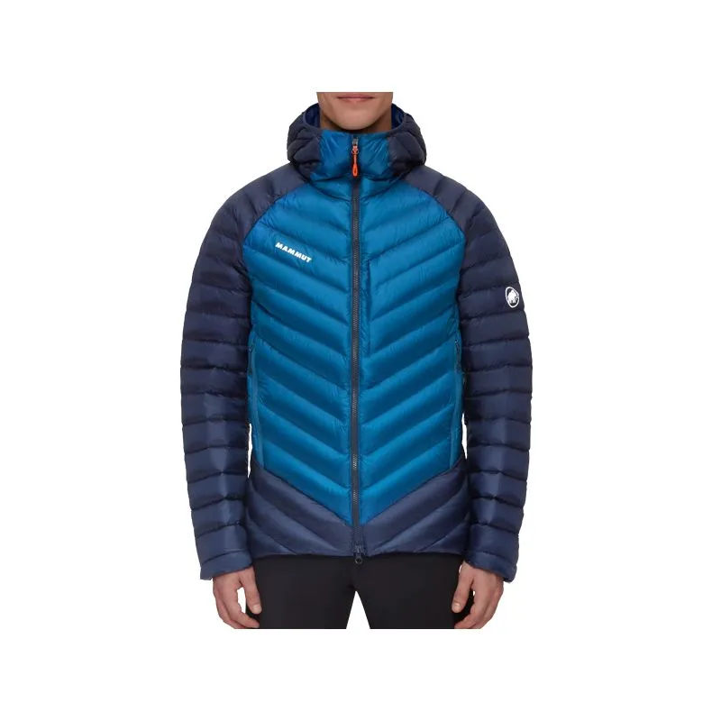 CHAQUETA CON CAPUCHA BROAD PEAK IN PARA HOMBRE (DEEP ICEMARINE) MAMMUT