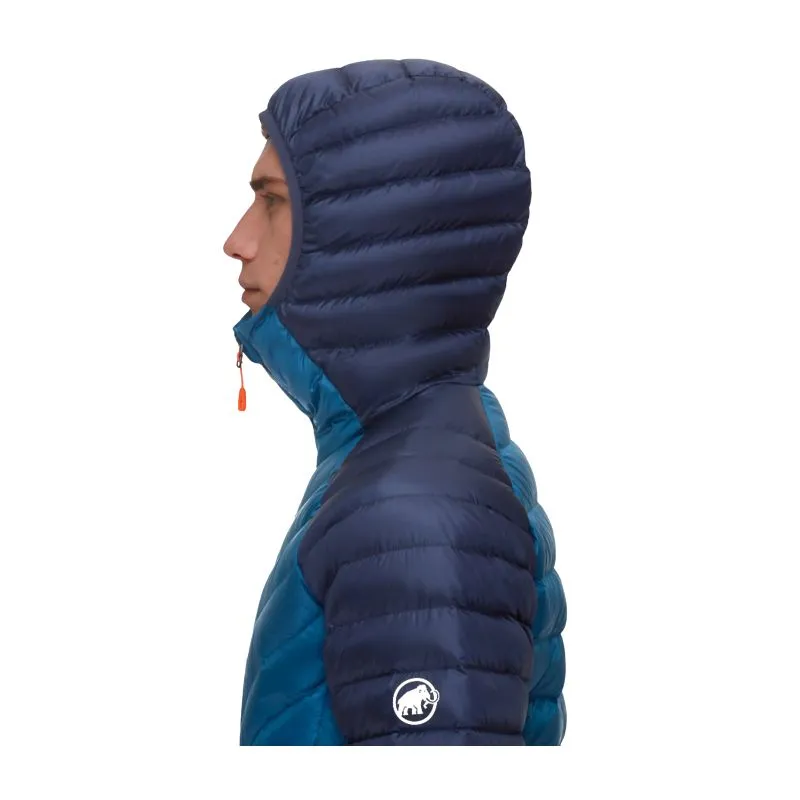 CHAQUETA CON CAPUCHA BROAD PEAK IN PARA HOMBRE (DEEP ICEMARINE) MAMMUT