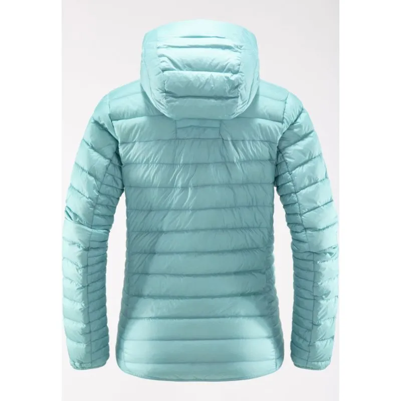 Chaqueta con capucha HAGLÖFS Micro Nordic para mujer (azul escarcha)