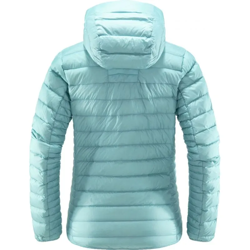 Chaqueta con capucha HAGLÖFS Micro Nordic para mujer (azul escarcha)