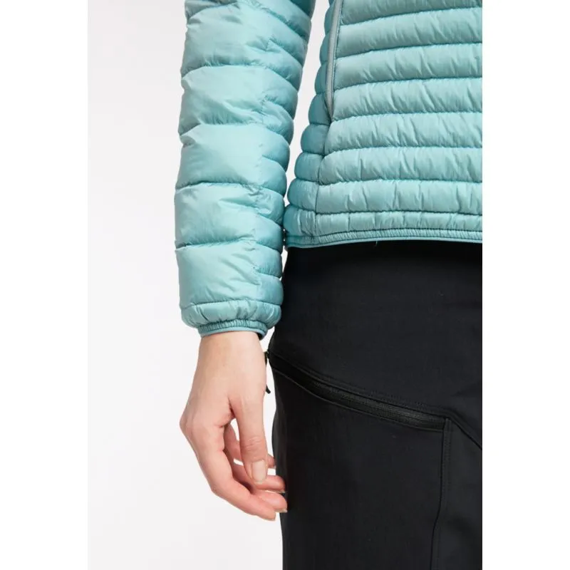 Chaqueta con capucha HAGLÖFS Micro Nordic para mujer (azul escarcha)