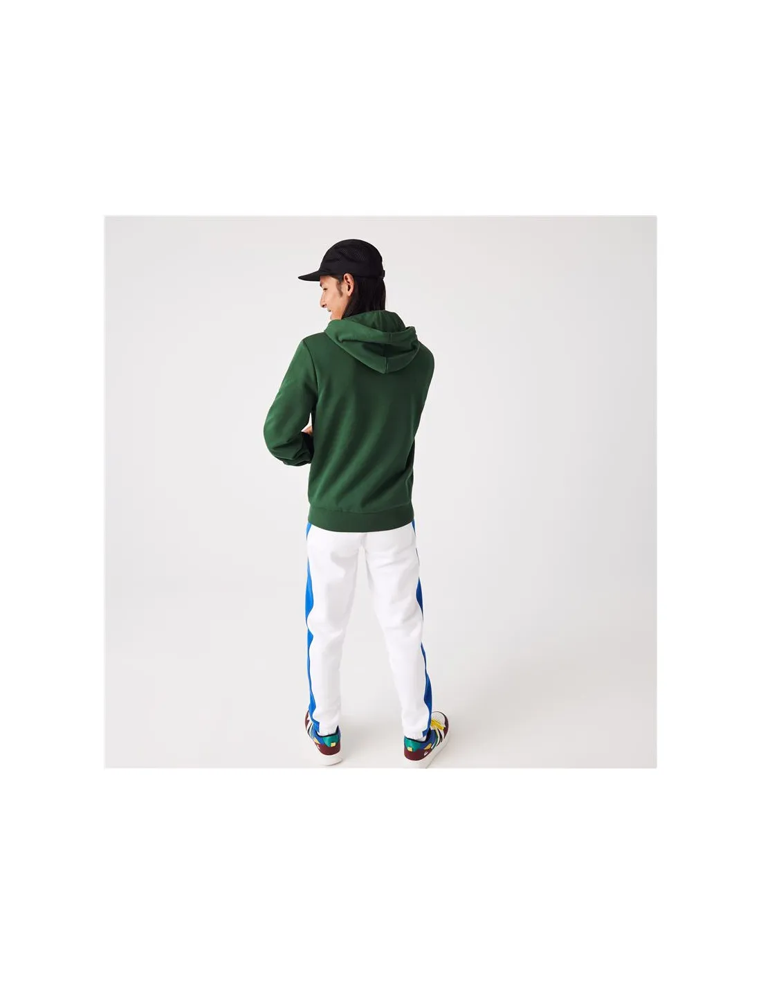 Chaqueta con capucha Lacoste Hombre Verde