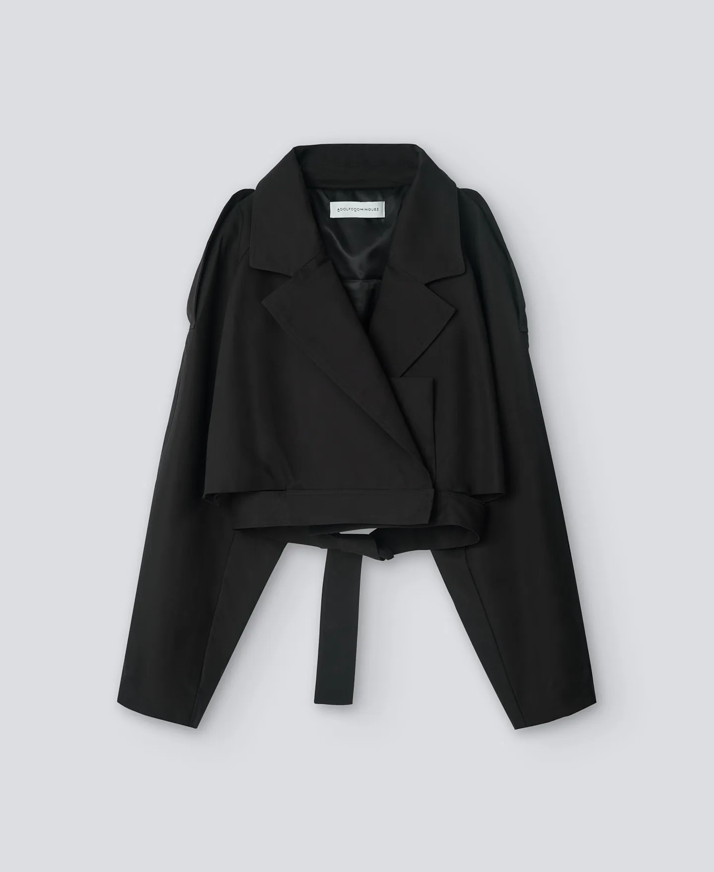 Chaqueta corta negra mujer