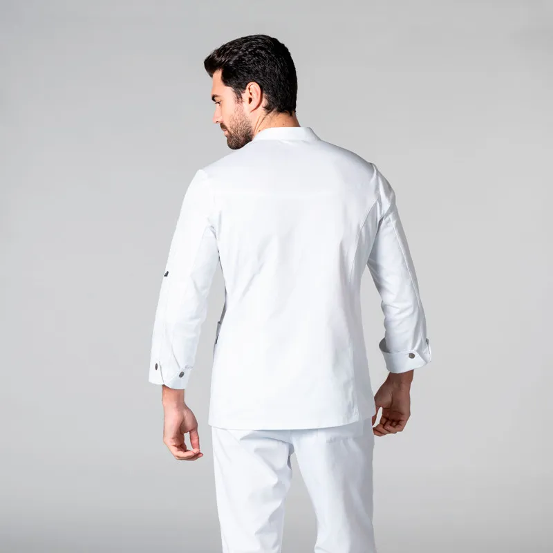 CHAQUETA DE COCINA HOMBRE SOLER BLANCA  GARY'S