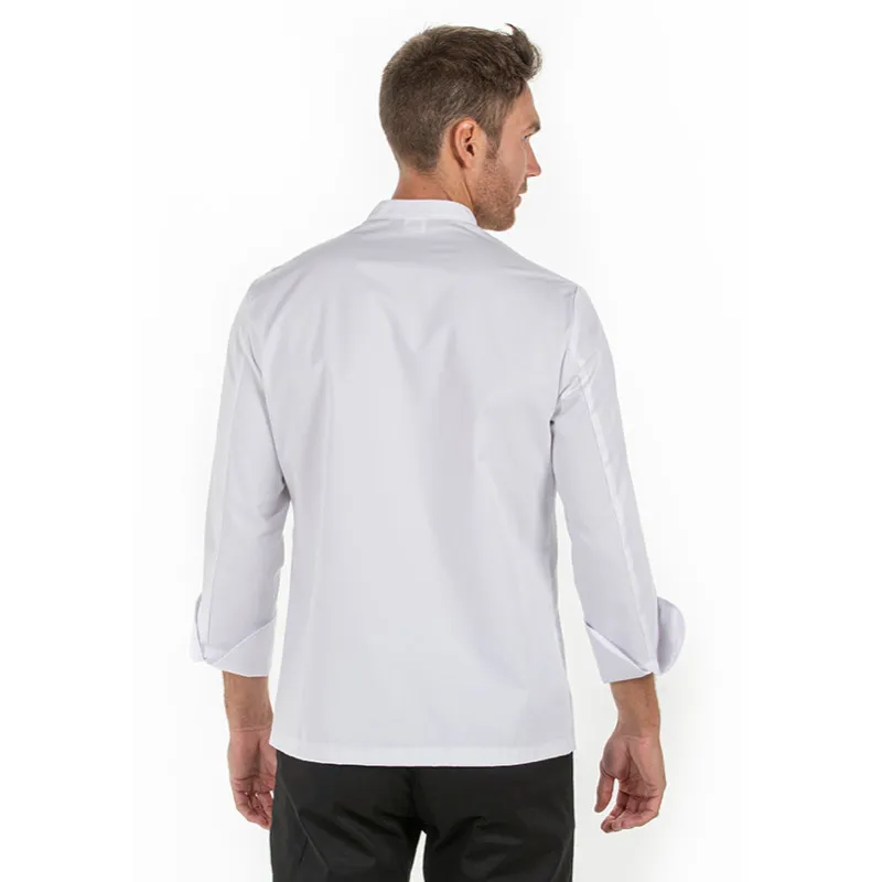 CHAQUETA DE COCINERO BLANCA MANGA LARGA  DYNEKE