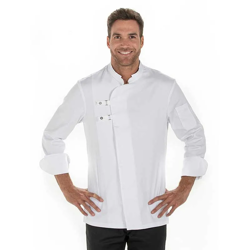 CHAQUETA DE COCINERO CON HEBILLAS BLANCA  DYNEKE