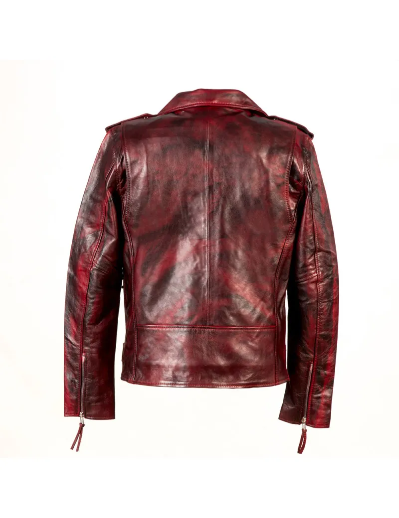 Chaqueta de cuero de oveja napa