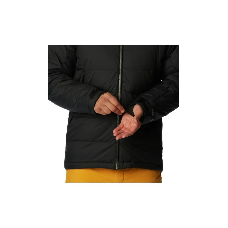 Chaqueta de esquí impermeable de plumón para hombre Columbia Roaring Fork (Dark Stone / Black)