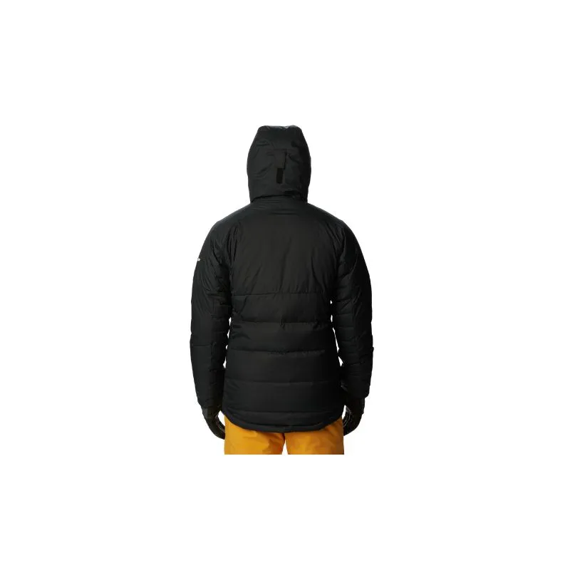 Chaqueta de esquí impermeable de plumón para hombre Columbia Roaring Fork (Dark Stone / Black)