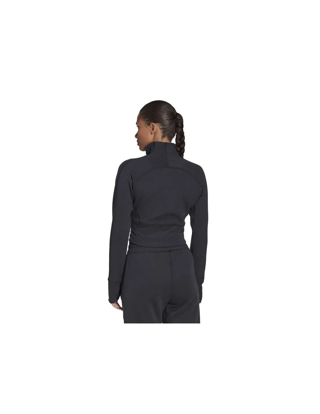 Chaqueta de fitness adidas Aeroready Studio negro Mujer