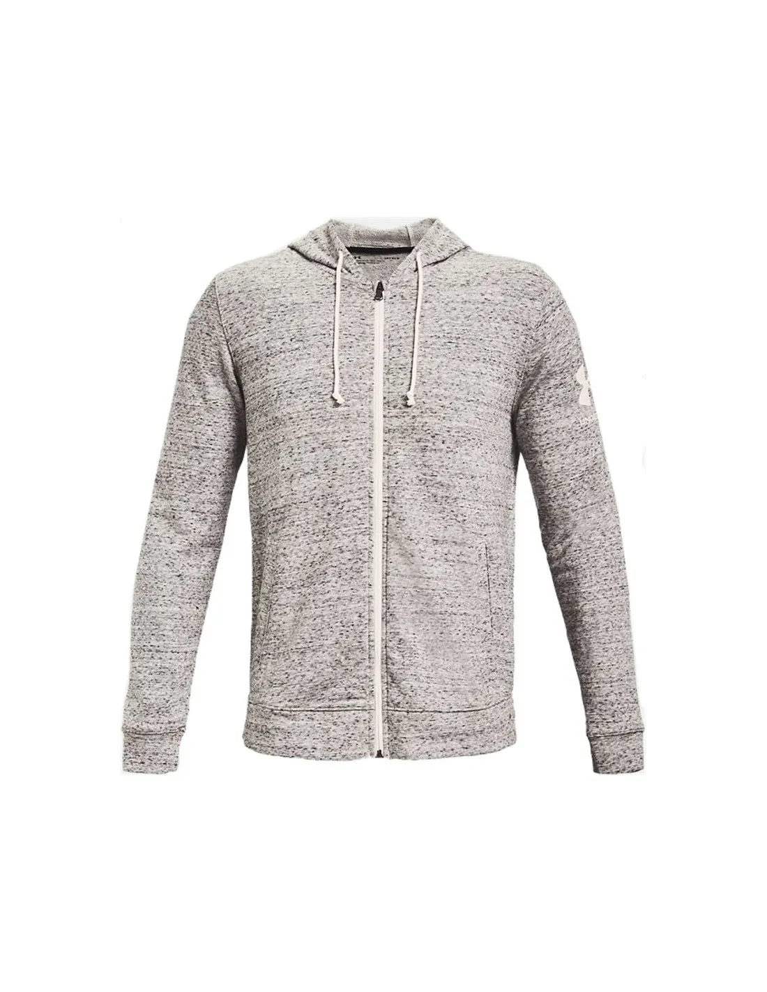 CHAQUETA DE FITNESS UNDER ARMOUR RIVAL TERRY FZ HDWHT HOMBRE