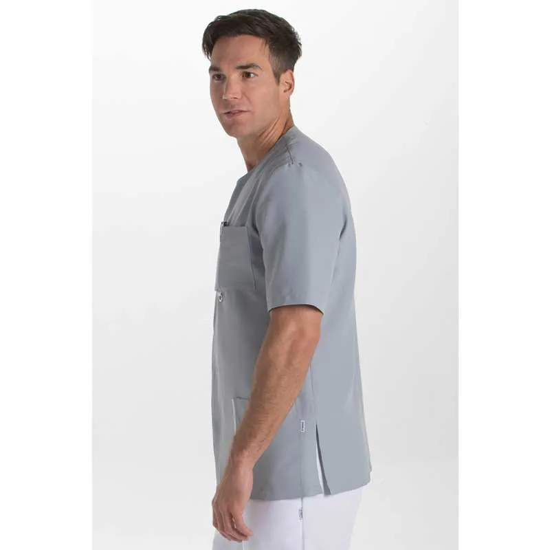 CHAQUETA DE HOMBRE GRIS CON DETALLE BLANCO  DYNEKE