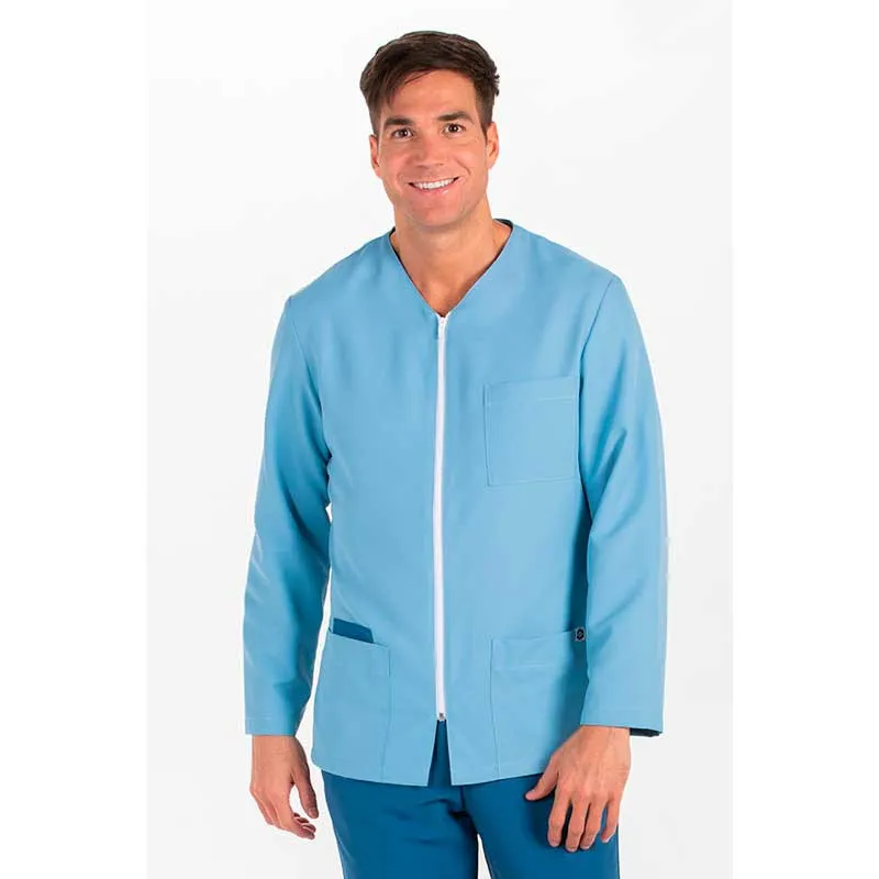 CHAQUETA DE HOMBRE MANGA LARGA AZUL DENIM  OUTLET