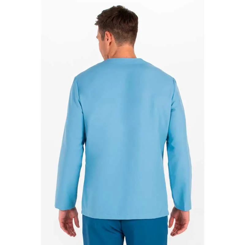 CHAQUETA DE HOMBRE MANGA LARGA AZUL DENIM  OUTLET