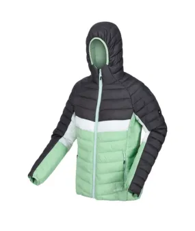 Chaqueta de Montaña Regatta Harrock II QuiGrn/SlGry Mujer