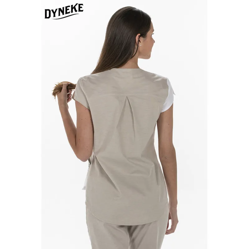 CHAQUETA DE MUJER ASIMéTRICA BEIGE  DYNEKE