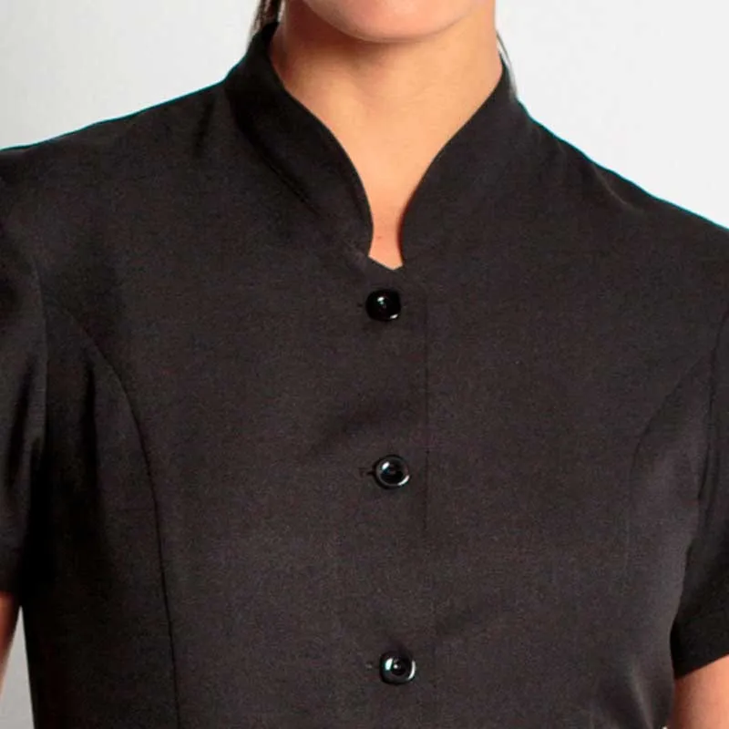 CHAQUETA DE MUJER BáSICA NEGRA DE MANGA CORTA  DYNEKE