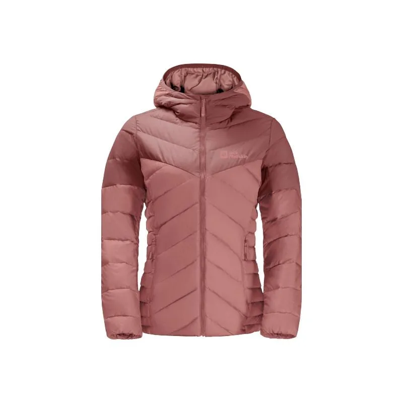 Chaqueta de mujer JACK WOLSKINS TUNDRA DOWN HOODY (Blush Powder)