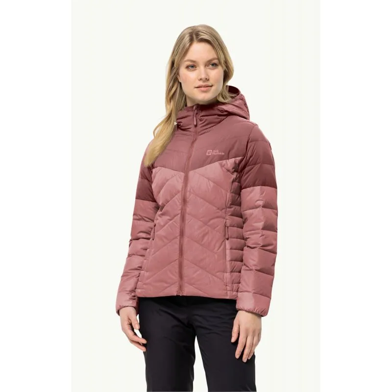Chaqueta de mujer JACK WOLSKINS TUNDRA DOWN HOODY (Blush Powder)