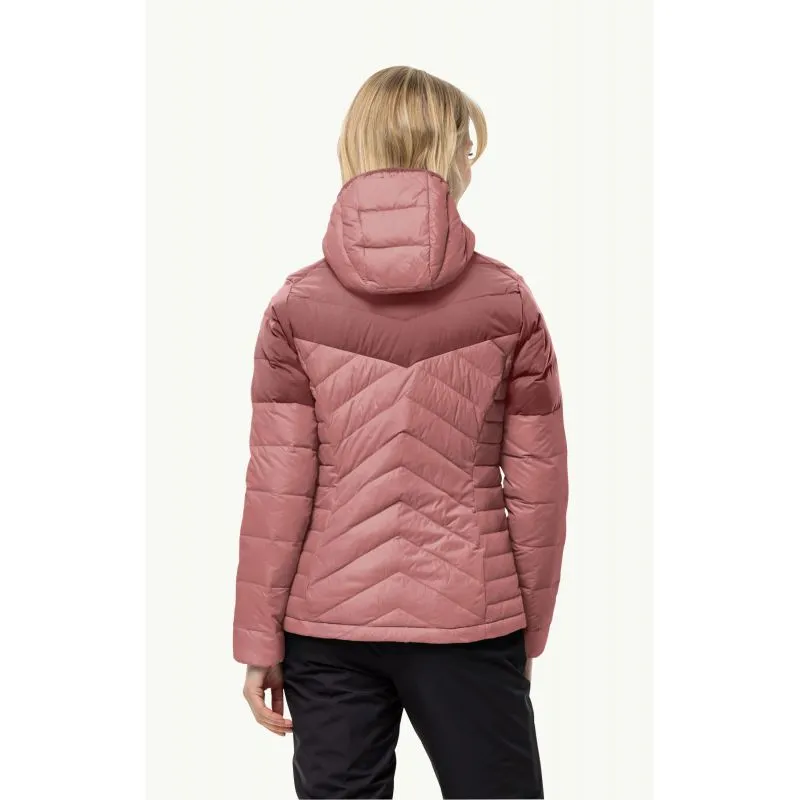 Chaqueta de mujer JACK WOLSKINS TUNDRA DOWN HOODY (Blush Powder)