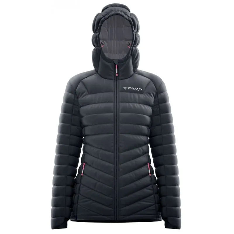 Chaqueta de pluma Camp PROTECTION JACKET (Stone Grey / Sky Blue) Mujer