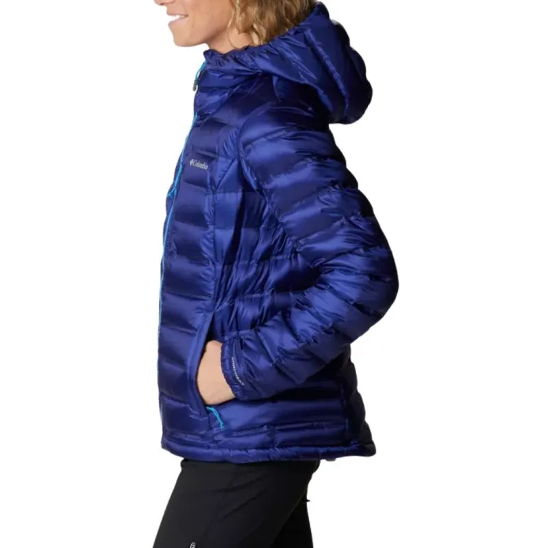 Chaqueta de plumas Columbia Pebble Peak Down (dark Sapphire) Mujer