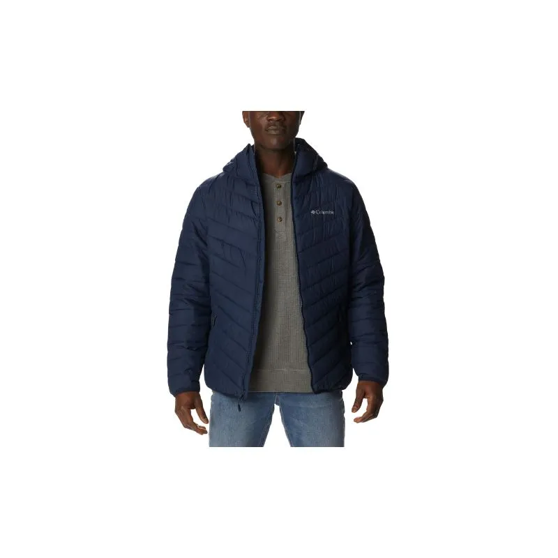 Chaqueta de plumón con capucha para hombre Columbia Eddie Gorge (Collegiate Navy)