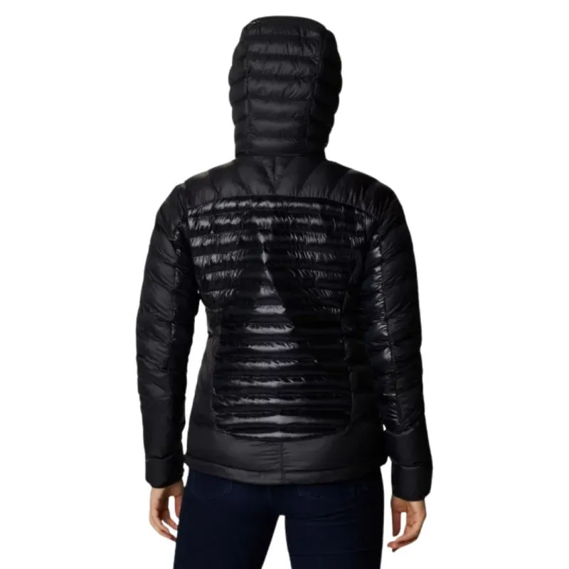 Chaqueta de plumón con capucha para mujer Columbia Labyrinth Loop (negro)
