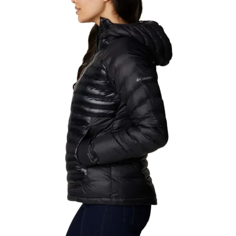 Chaqueta de plumón con capucha para mujer Columbia Labyrinth Loop (negro)