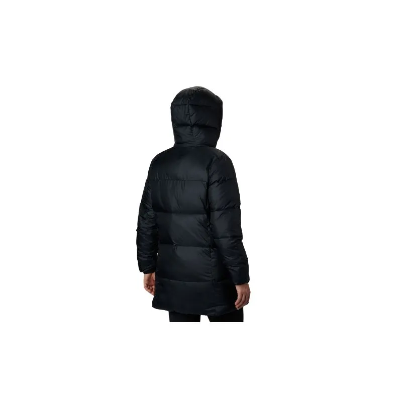 Chaqueta de plumón con capucha para mujer Columbia Puffect Mid (Negro)
