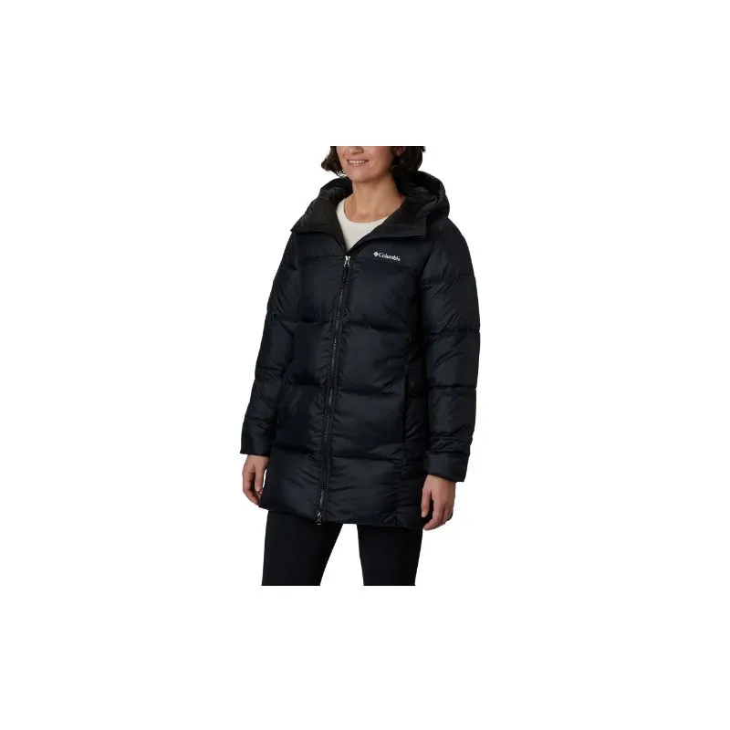 Chaqueta de plumón con capucha para mujer Columbia Puffect Mid (Negro)