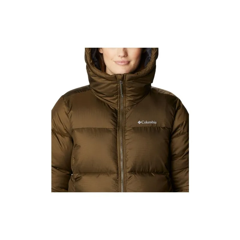 Chaqueta de plumón con capucha para mujer Columbia Puffect Mid (Verde oliva)