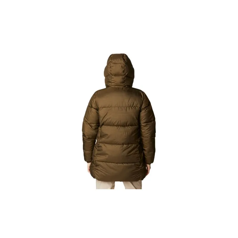 Chaqueta de plumón con capucha para mujer Columbia Puffect Mid (Verde oliva)