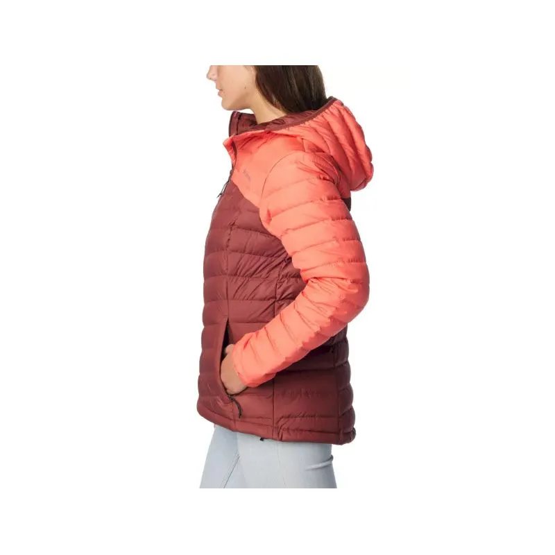 Chaqueta de plumón con capucha para mujer Columbia Westridge (Juicy / Spice)