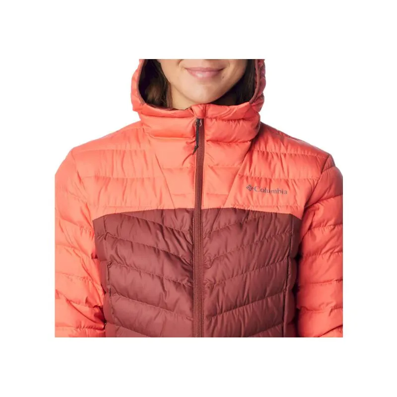 Chaqueta de plumón con capucha para mujer Columbia Westridge (Juicy / Spice)