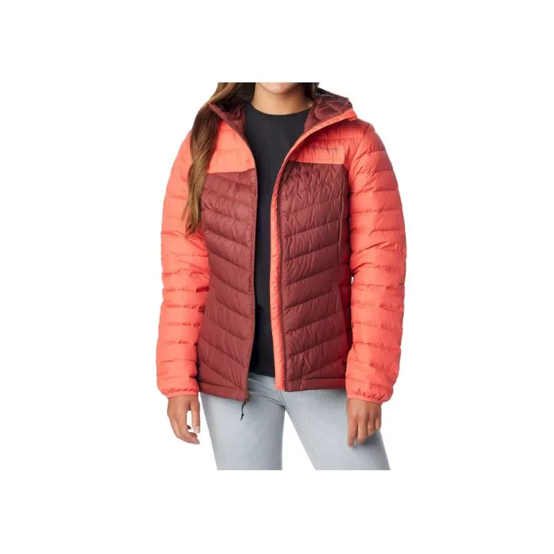 Chaqueta de plumón con capucha para mujer Columbia Westridge (Juicy / Spice)