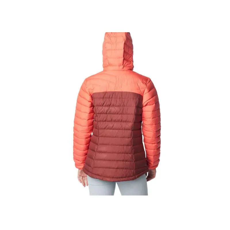 Chaqueta de plumón con capucha para mujer Columbia Westridge (Juicy / Spice)