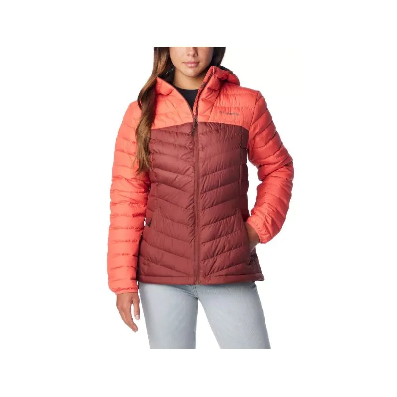 Chaqueta de plumón con capucha para mujer Columbia Westridge (Juicy / Spice)